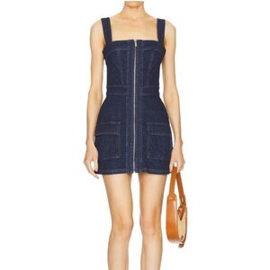 Amanda Uprichard gage denim dress